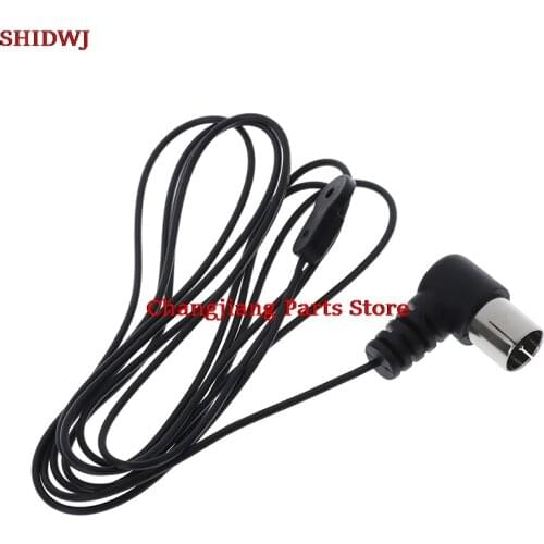 FM Antenna Male For Sound Natural Sound Stereo Receiver FM Radio/ Hi-Fi/ DAB/ TV Indoor Use Black New