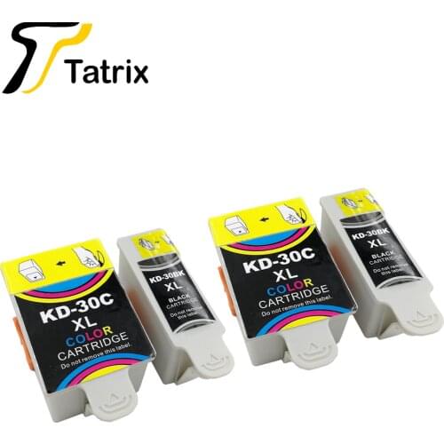 Tatrix 2 Set KD30 compatible For Kodak 30XL 30 Ink Cartridge 30 XL for 30XL Printers ESP C315 C310 C110 C115 Hero