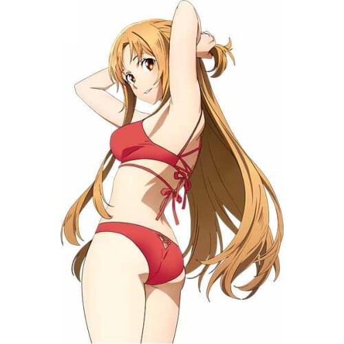 Anime Girl Waterproof Car Stickers and Decals Body for Car Bumper Window Laptop VAN RV Scratch-Proof Decoration KK