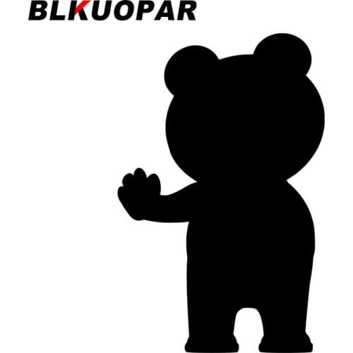 BLKUOPAR for Paw Bear Animal Hello Car Stickers Graffiti Cute Decals Waterproof Occlusion Scratch Windows Decor Car Label