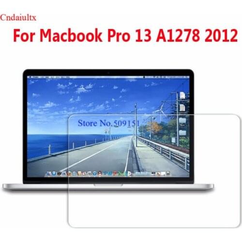 For Apple Macbook Pro 13 13.3'' A1278 2012 CD-RAM Glass Screen Protector Transparent Toughened Protective Tempered Glass Film