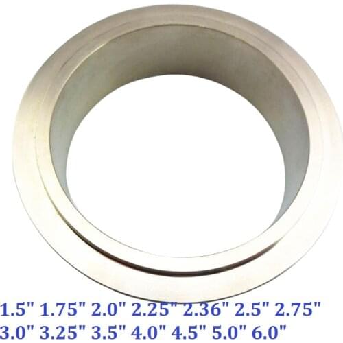 1.5-6.0 inch SS304 V band clamp flange Male flange v band exhaust clamp flange pipe clamp (one male flange only)