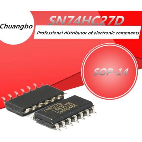 10PCS 74HC27D 74HC27 SOP SN74HC27DR SN74HC27 SMD new spot