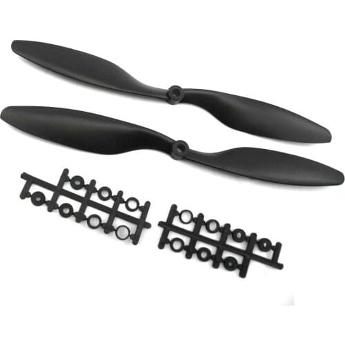 2pairs 10*4.5'' GEMFAN MR 1045 Nylon Elica Puntelli Quattro Assi Multi RC Aereo CW/CCW Eliche