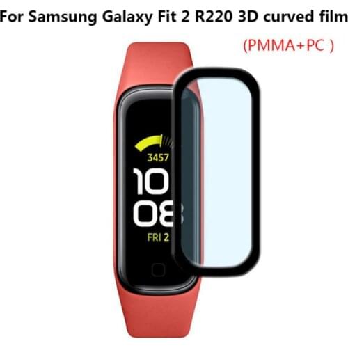 3D Curved Protection Film For Samsung Galaxy Fit 2 SM-R220 Full Coverage Screen Protector HD Clear Soft TPU Film Cover
