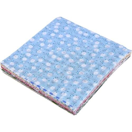60pcs Fabric Bundle Cotton Patchwork Sewing Quilting Tissues Cloth For Bed Sheets Dress DIY Handmade Crafts 10*10cm