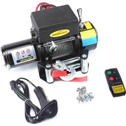 12v/24v 6000 lbs car winch electric winch custom winch electric winch 12v