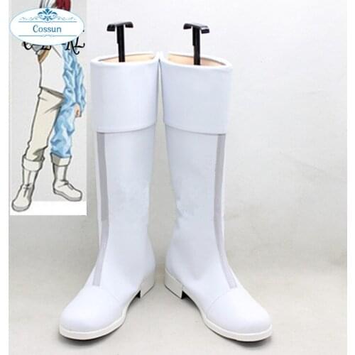My Hero Academia Shoto Todoroki Cosplay Boots Boku no Hiro Akademia Handmade Shoes
