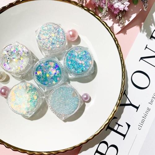 CHEEKDOURL 6 Color Diamond Matte Eyeshadow Glitter Sequin Eye makeup Palette Waterproof Cosmetic Set