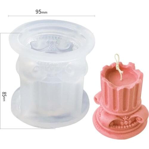 Diy Candle Mould Plaster Handmade Making Supplies Roman Column Venus Goddess Shaped Fragrance Candle Mould
