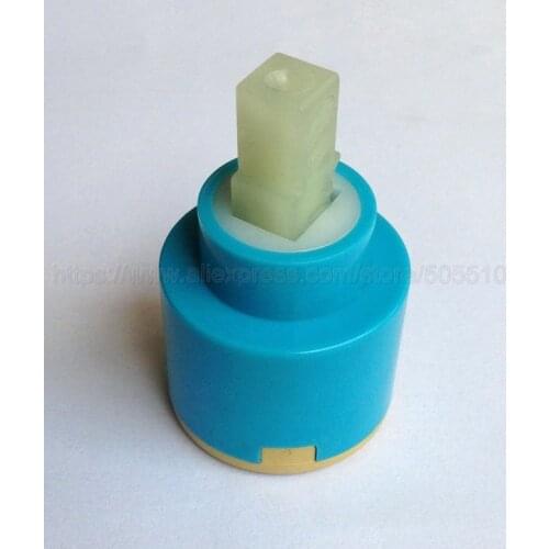 35mm/40mm Ceramic Disc Cartridge Inner Blue Faucet Valve Water Mixer Tap For Faucet Replace Part zba500