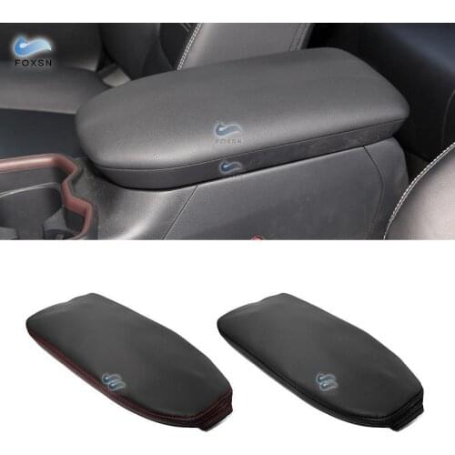 For Toyota Rav4 RAV 4 2020 Microfiber Leather Car Interior Center Control Armrest Box Protective Cover Trim