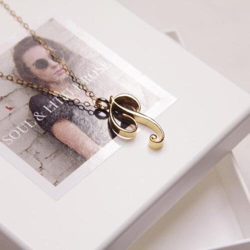 Small letter Label Simple Initial Logo alphabet P Necklace Name Symbol English Initials Letters Charm Pendant Jewelry