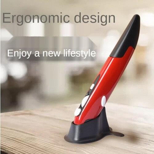 New 2.4G wireless mouse pen personalized creative vertical pen mouse computer stylus mouse gift
