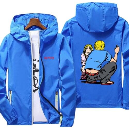 Spring summer 2021 new jacket Great Teacher Onizuka ​for men and women casual windbreaker zipper thin hooded mens jacket