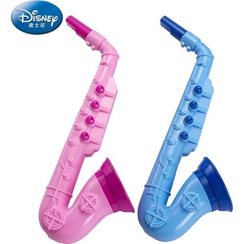 Original Disney Princess Mickey Series Simulation Saxophone Childrens Toy Musical Instrument Musical Instruments for Children