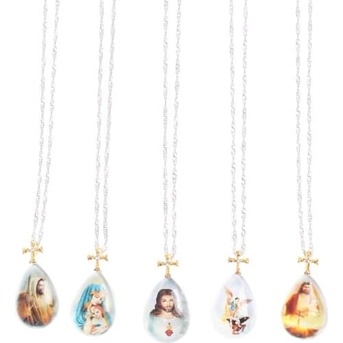 Necklace Charms Crosses For Women Jesus Pendulum Jewelry On The Neck Zinc Alloy Virgin Mary NEW Wholesale Charms