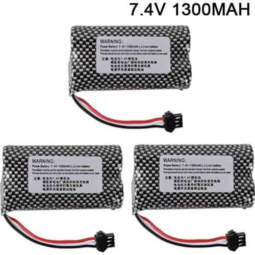 7.4v 1300mAh rechargeable battery for Watch Gesture Sensing Twisted RC stunt car 18650 7.4v Li-ion battery FOR RC Cars