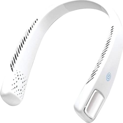 Neck Hanging Fan Leafless Portable Neck Hanging Fan Ultra Quiet Leafless Fan Design Not Tangled Hair for Outdoor Office