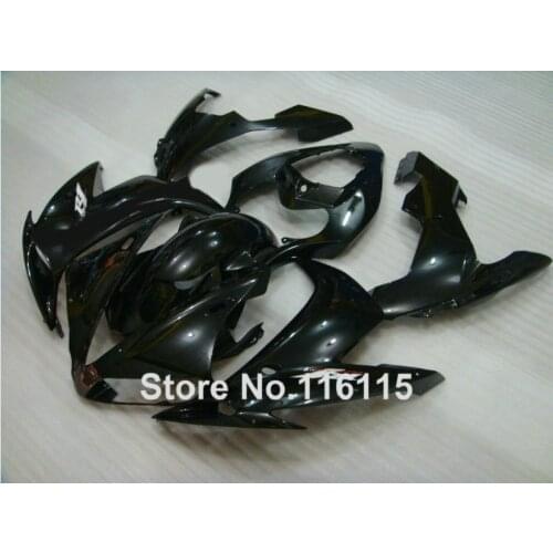 Injection molding ABS full fairing kit fit for YAMAHA YZF R1 2004 2005 2006 all glossy black fairings set YZF-R1 04 05 06 SK14