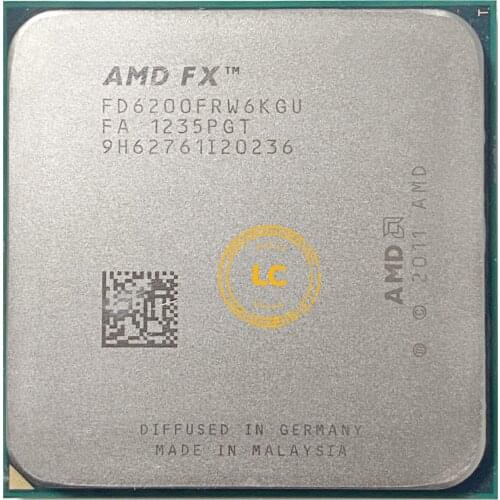 AMD FX-Series FX-6200 FX 6200 3.8 GHz Six-Core CPU Processor FD6200FRW6KGU Socket AM3