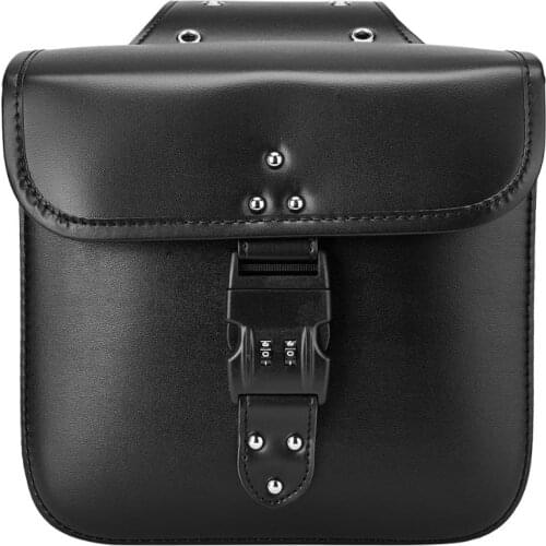 Saddlebags For Honda Shadow vt 500 CBR For Yamaha Vstar 650 Motorcycle Waterproof PU Leather Universal For cruiser For Dyna