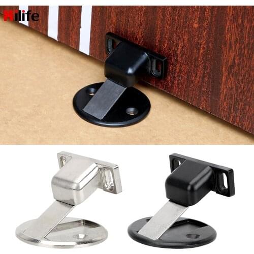 Stainless Steel Hidden Doorstop Door Holder Magnet Door Stops Door Stopper Home Improvement