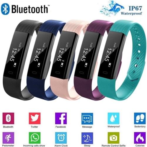 Smart Wristband Sports Smart Band Waterproof Sleep Monitor Call Reminder Fitness Tracker Bracelet Smart Watch for IOS Android