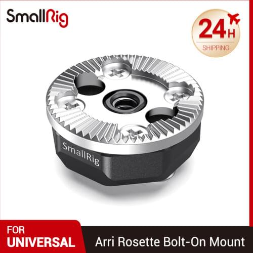 SmallRig Arri Standard Rosette Bolt-On Mount (M6 Thread) attach w/ Camera Cage Arri Rosette Handle Grip eg bmpcc 4K 6K Cage 2804