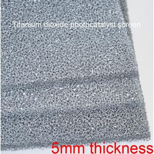 5mm thick Titanium dioxide photocatalyst screen strainer TiO photocatalysis mesh ARC-FLASH filter net TiO Filter Cotton