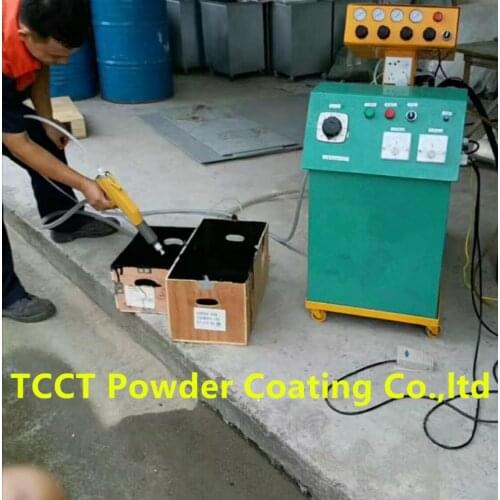 Whole set 1000W electrostatic flocking machine foaming printing machine