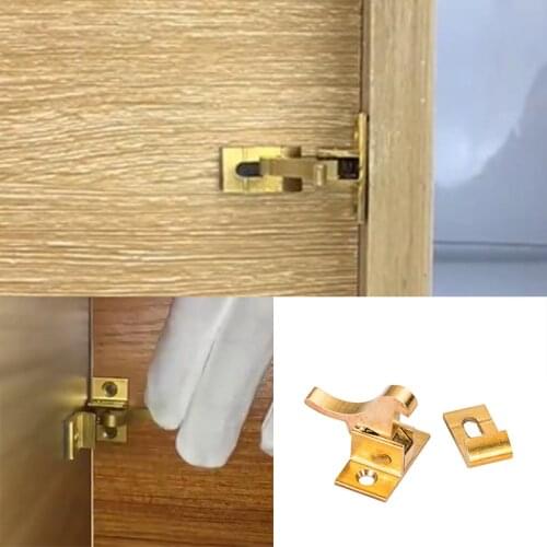 1PC Bird type door lock buckle Antique copper Push-Pull window hasp security latch Door Window Silent Hooks Home Improvement