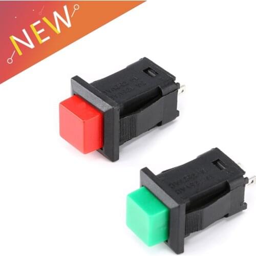 5Pcs/Set DS-429 Self-locking/Non-locking Button Switch 1A/250VAC Light Switch DIY Touch Switch