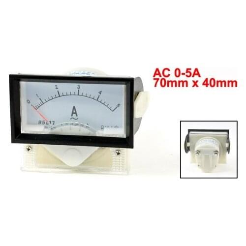 AC Analog Meter Panel 0-5A AMP Current Ammeters 85L17 0-5A Gauge