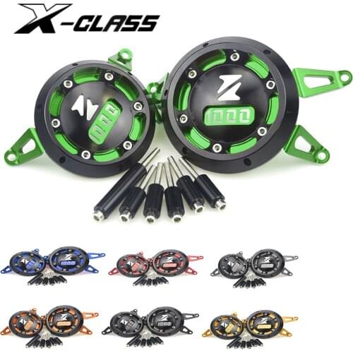 For Kawasaki Z1000 10-18 Z1000SX 11-15 Motorcycle Engine Guard Side Stator Case Engine Cover Protector CNC Aluminum Accessories