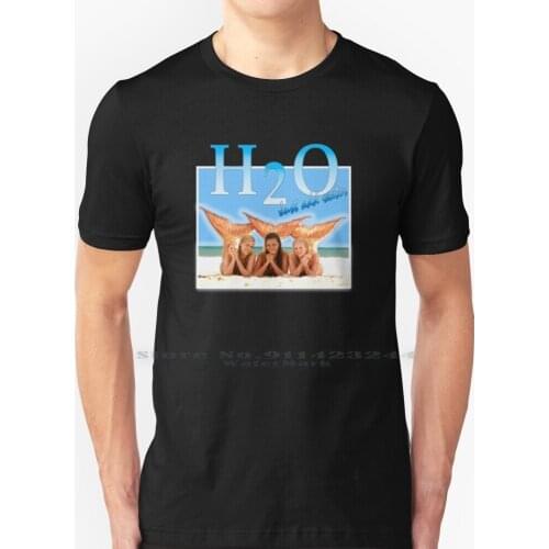 H2o T Shirt 100% Pure Cotton H20 Just Add Water Siren Indiana Cariba Heine Phoebe Tonkin Mako Mermaids Cleo Rikki Episode