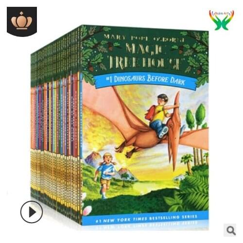 3-10 years old 28 book/set magic tree house English Picture Book Baby Early education book Childhood learning reader books