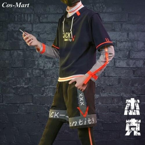 Game Identity V Jack Cosplay Costume the Ripper Fashion Sweatshirt Daily Waer Cool Uniforms Activity Party Role Play Clothing
