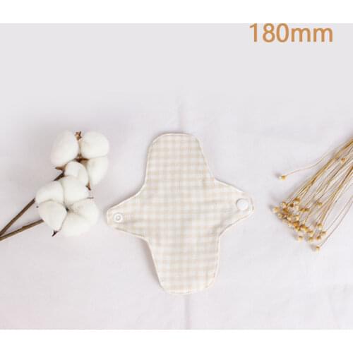 Reusable Menstrual Cloth Thin Menstrual Pad Washable Panty Liner Double-sided Color Organic Cotton Sanitary Pad Feminine Hygiene