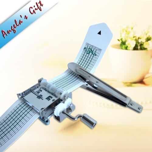 DIY music box 15 notes Hand crank Paper Strip Music box, unusual gifts, wedding gift, birthday gift