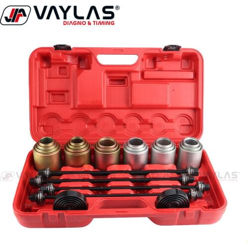 26Pcs Car Bushing Disassembly Tools Set Press and Pull Sleeve Tool Kit Bushing Removal and Installation Tool for Car Repair