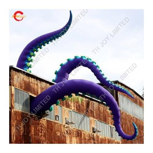 Free door shipping inflatable octopus balloon for building decoration, cheap inflatable Octopus Legs Tentacles models