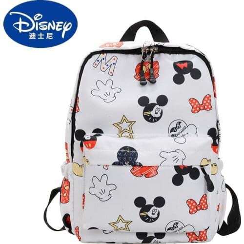 Disneys new Mickey school bag cartoon children book bag kindergarten boy girl baby backpack baby snack bag Minnie shoulder bag