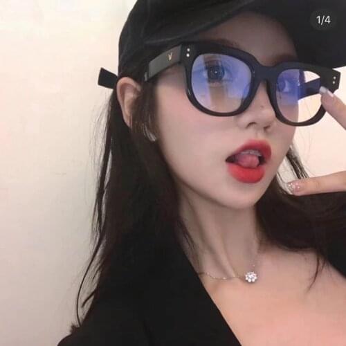 High-quality Unisex square Plain glasses Optical Spectacle Anti blue light Computer glasses Myopia Glasses Nearsighted Eyewear
