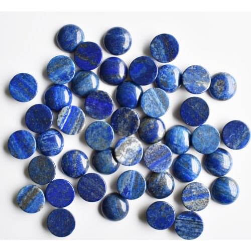 Wholesale 30pcs/lot good quality natural lapis lazuli round shape cabochon 16mm beads for jewelry making free shipping