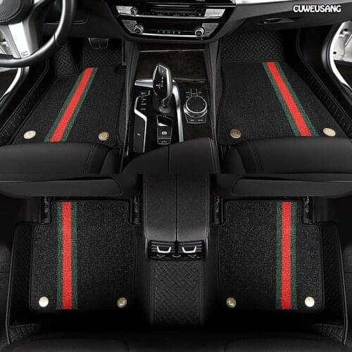Custom car floor mats for Toyota Corolla Camry Rav4 Auris Prius Yalis Avensis Alphard 4Runner Hilux highlander sequoia foot mats