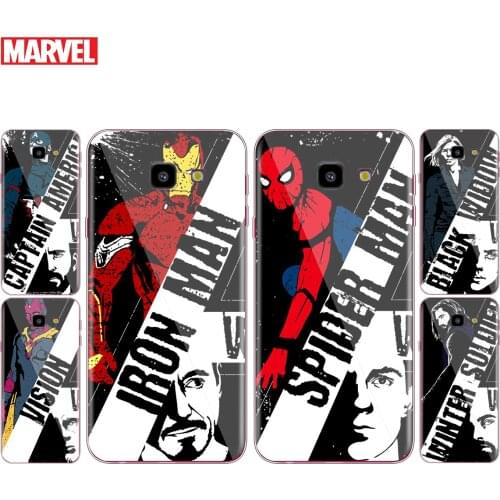 Transparent Cover Avengers Marvel superhero For Samsung Galaxy J8 J7 J6 J5 J4 J3 J2 Duo Prime Plus Core 2018 Phone Case