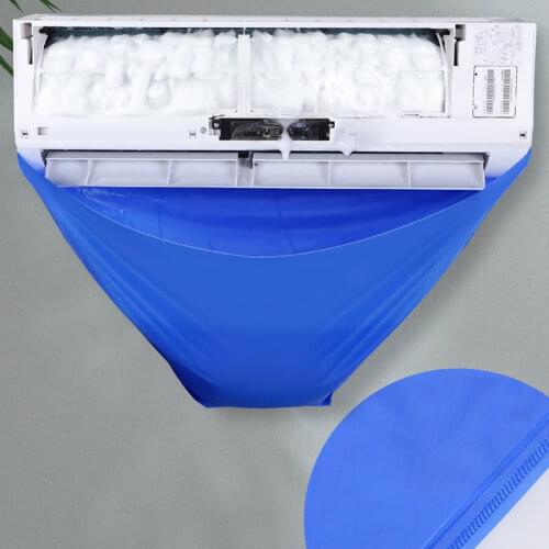 80X40cm Air Conditioning Cleaning Hood Artifact Protection Cleaning Cover Catch Water Bag Cover Tool Household Dust Cover