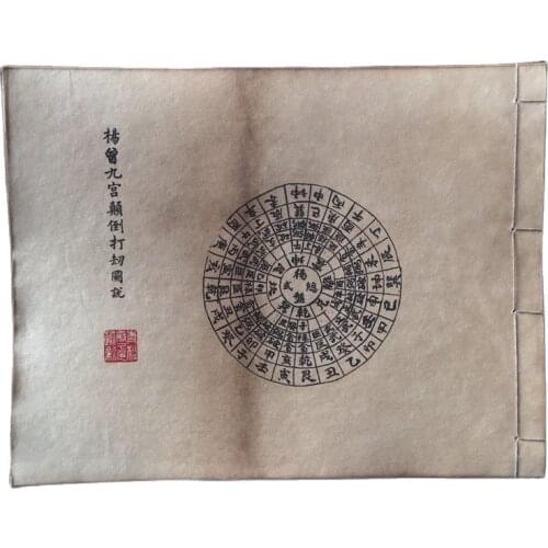 Chinese Line Binding Old Books Of Eight Diagrams