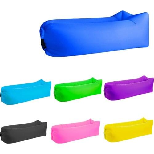 Light Sleeping Bag Waterproof Inflatable Bag Lazy Sofa Camping Sleeping Bags Air Bed Adult Beach Lounge Chair Folding CE2075/10